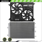 AC Condenser and Cooling Fan Kit for Ford Edge (2019–2021)