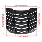 ABS Rear Window Louver Cover Sun Shade for Ford Mustang (2015-2023)