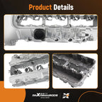 Aluminum Valve Cover with Gasket for BMW 335i 2011–2013, 335is 2007–2010