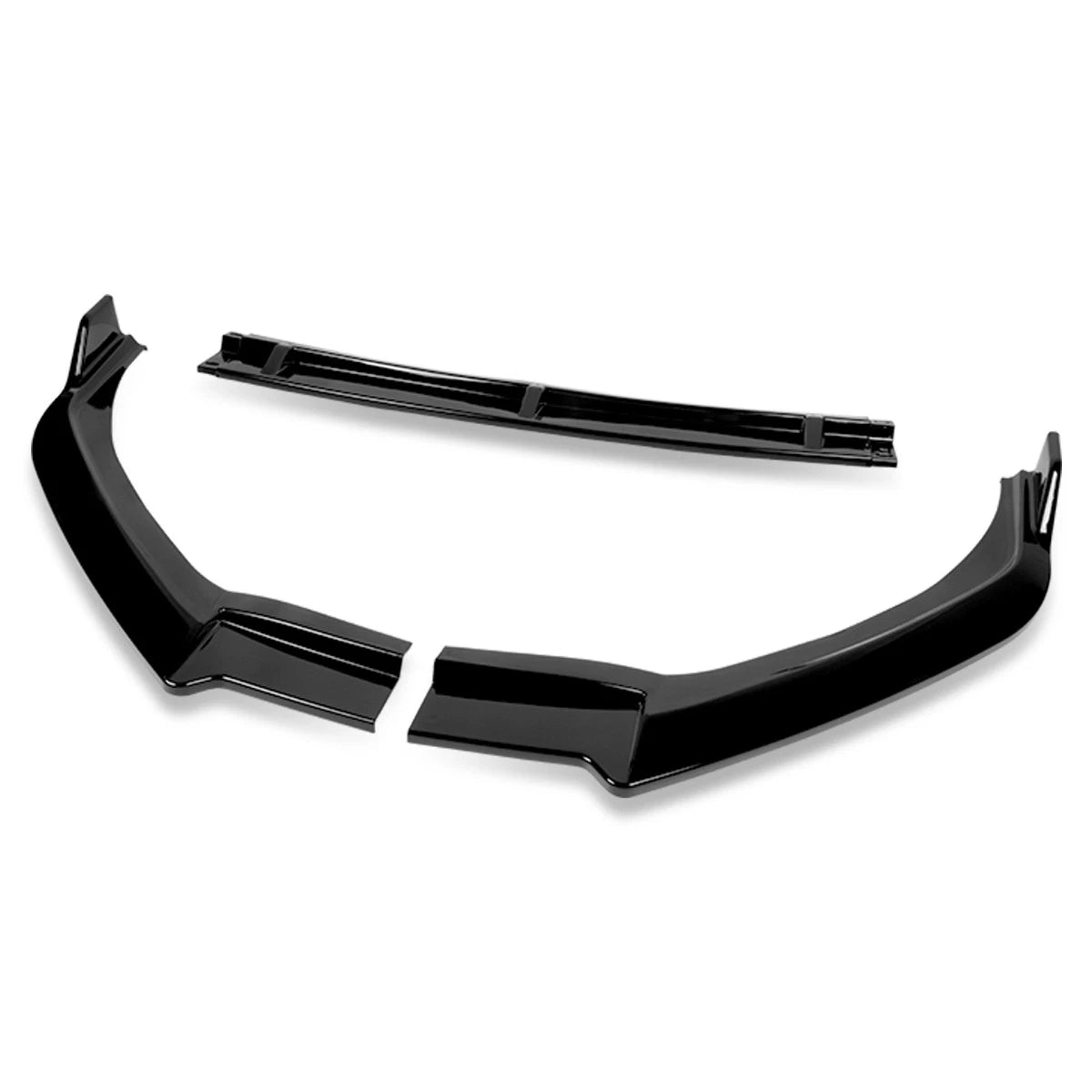 3Pcs Front Bumper Lip Splitter Diffuser for Sienna (2018–2020) Glossy Black
