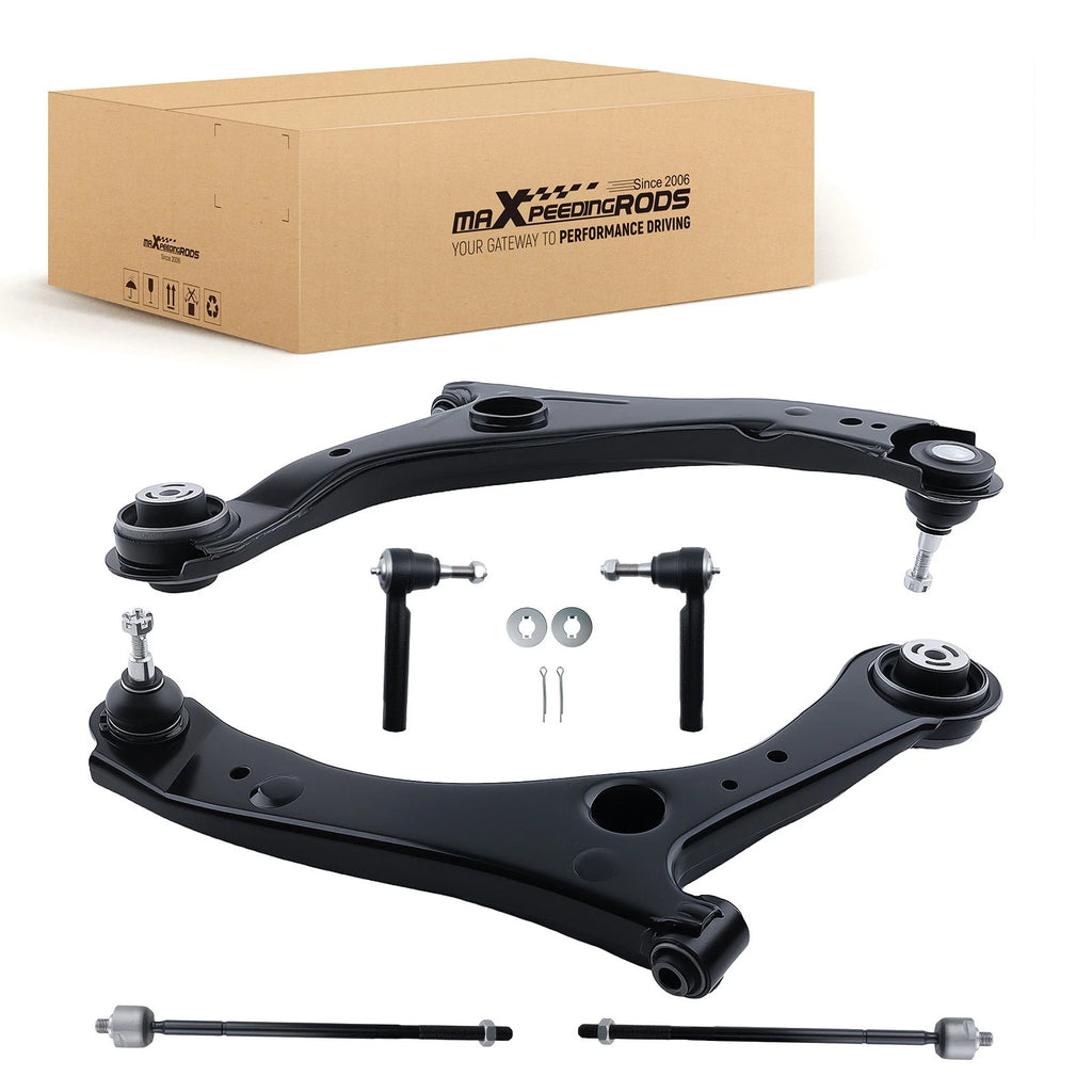 6pc Front Lower Control Arms Tie Rods Kit for Town & Country Routan (2009–2011)