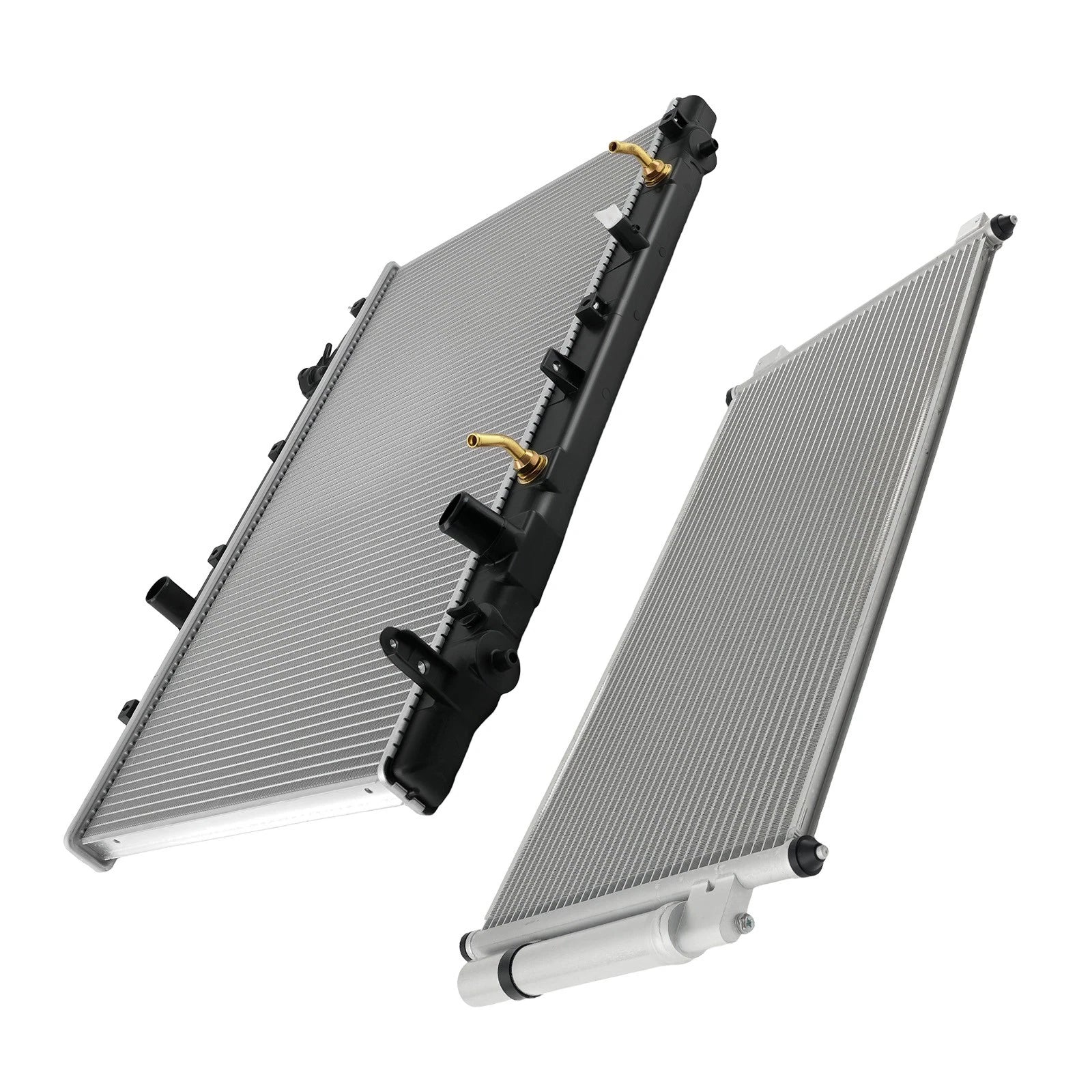 Aluminum Radiator & AC Condenser for Honda Accord EX-L (2008-2012)