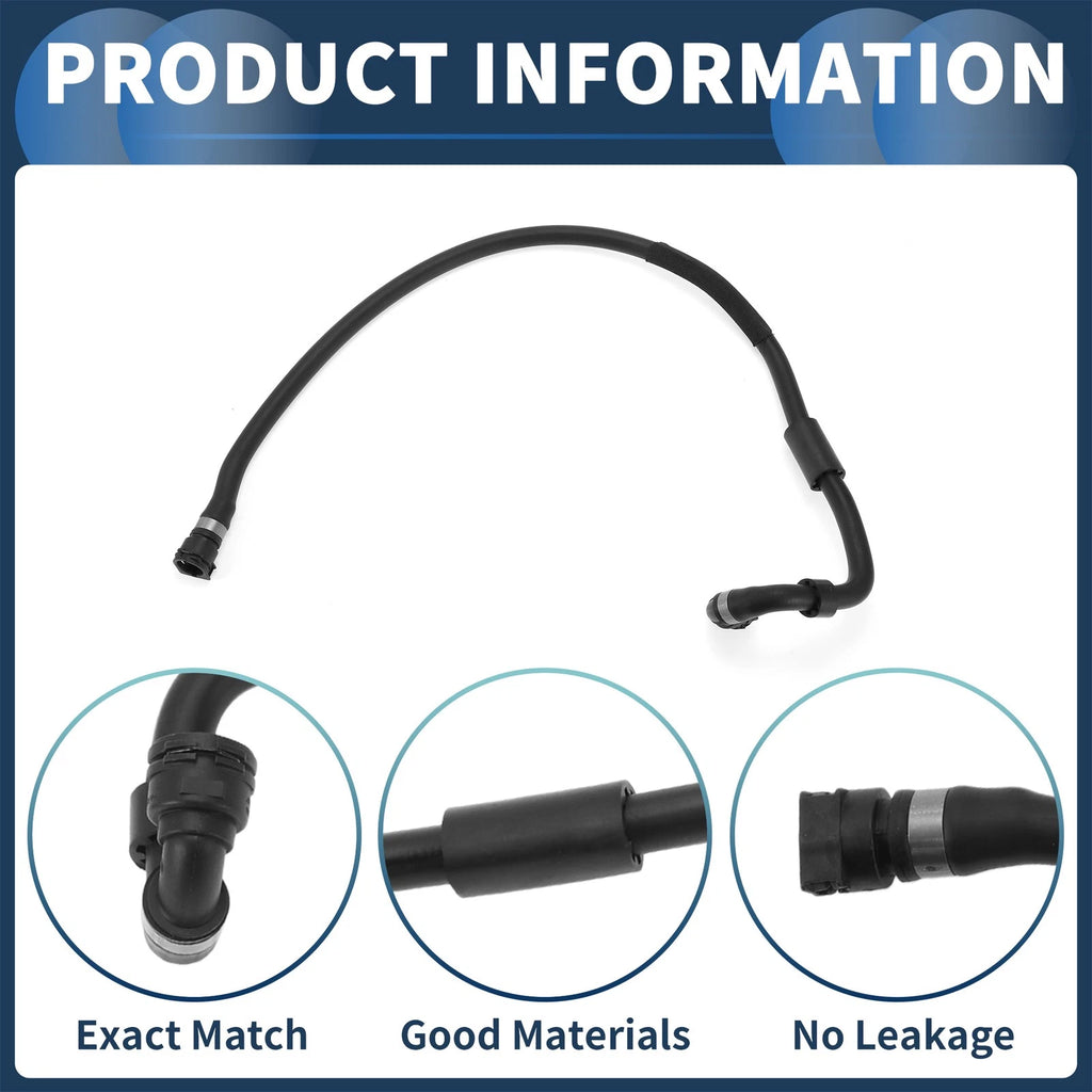 Radiator Hose for BMW X5 (2009–2013), X6 (2008–2011) No. 17127805602 Rubber