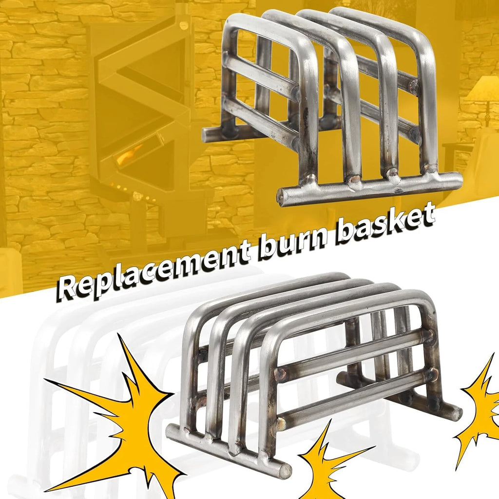 304 Stainless Steel Burn Basket for Wiseway Pellet Stove