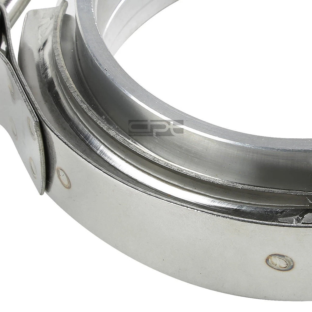 3" Stainless V-Band Clamp + Aluminum Flange for Turbo Down Pipe Wastegate