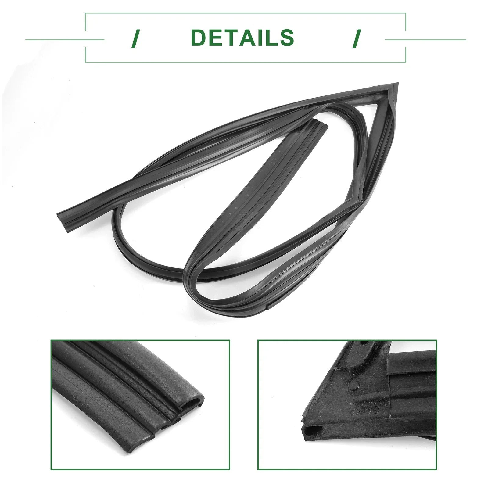 Front Left Door Window Run Channel Seal Strip for Honda Accord (2003-2007)