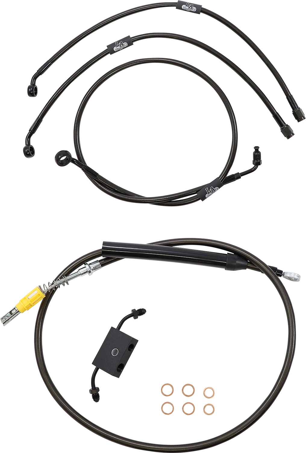 Handlebar Cable/Brake Line Kit for HD Softail (18" - 20")