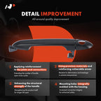 Front Driver Exterior Door Handle with Keyhole for Kia Rio (2012-2017)