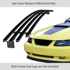 Stainless Black Billet Grille Insert for Ford Mustang (1999-2004)