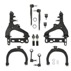 Set of 12 Front Control Arm Suspension Kit for Chevy Trailblazer GMC Envoy (2002–2003)