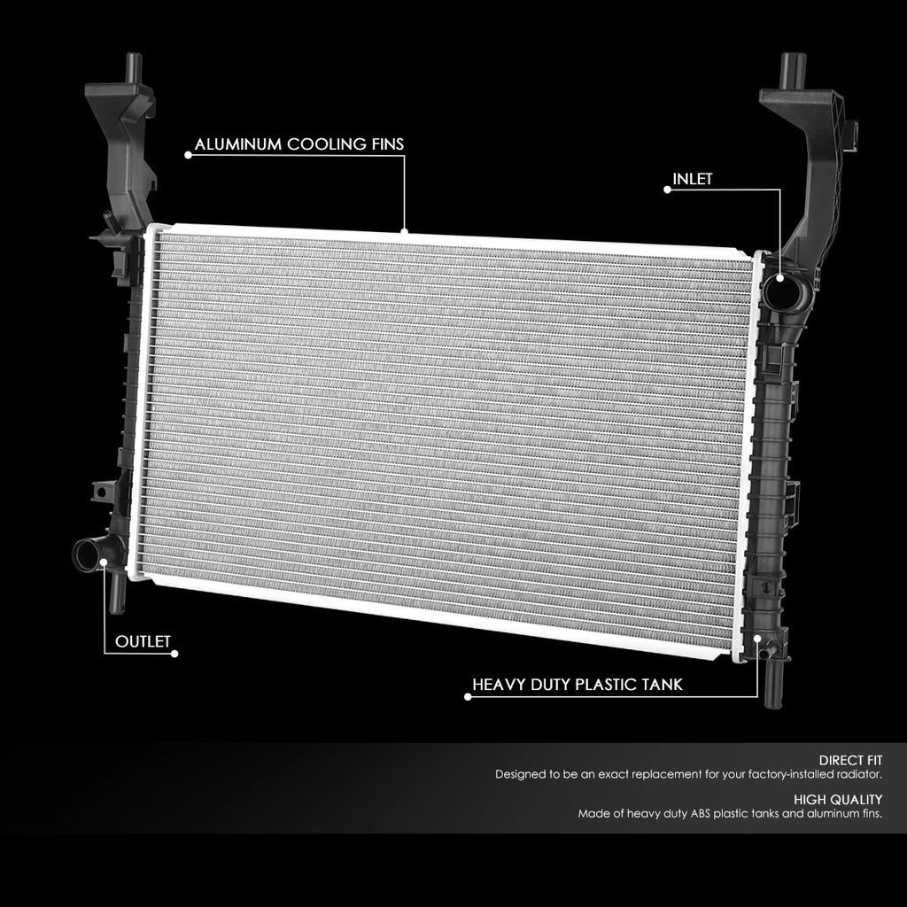 Aluminum Replacement Radiator for Ford Mustang 2.3L (2015–2019) DPI 13707
