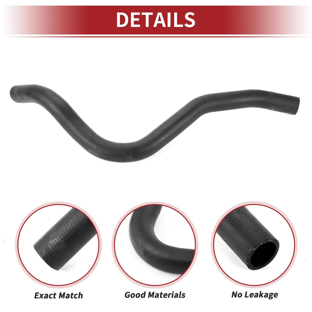 Radiator Hose for Honda Accord (2013–2017) No. 195025G0A50 Rubber Black