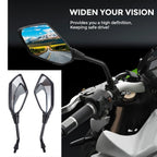 M10 10mm Universal Motorcycle Rearview Side Mirrors for Honda