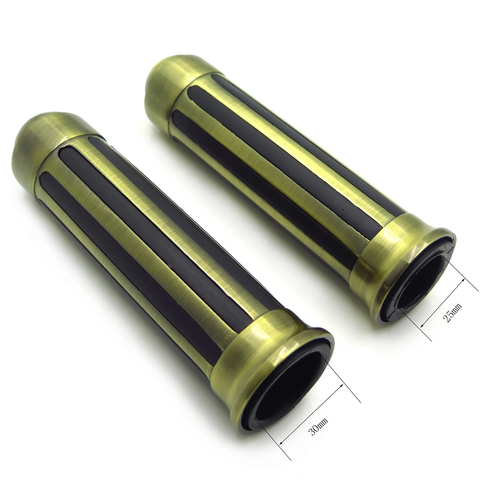 Skull Hand Grips for Harley Touring Dyna Sportster Cruiser (1" 25mm)