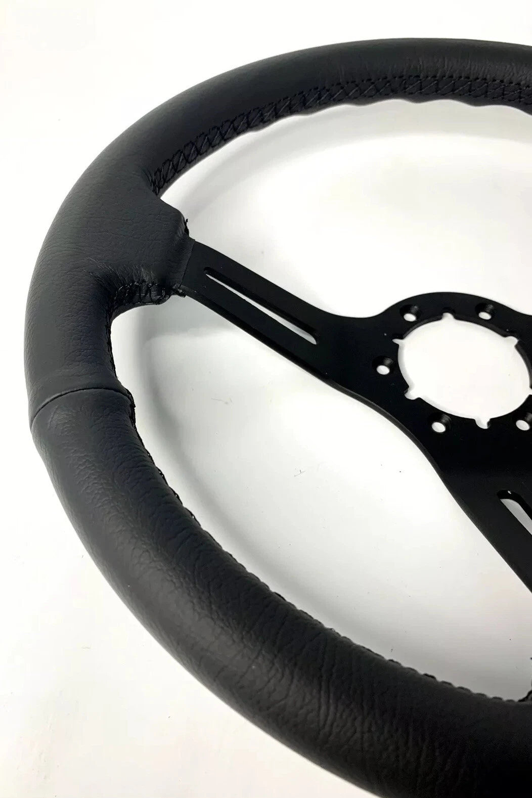 Steering Wheel Grip Replacement for Black 6-Hole 14 Inch (2014–2019)