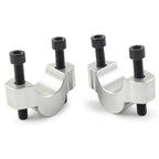 Silver Handlebar Risers Clamp Adapter for Yamaha Tenere 700 (2019-2023)