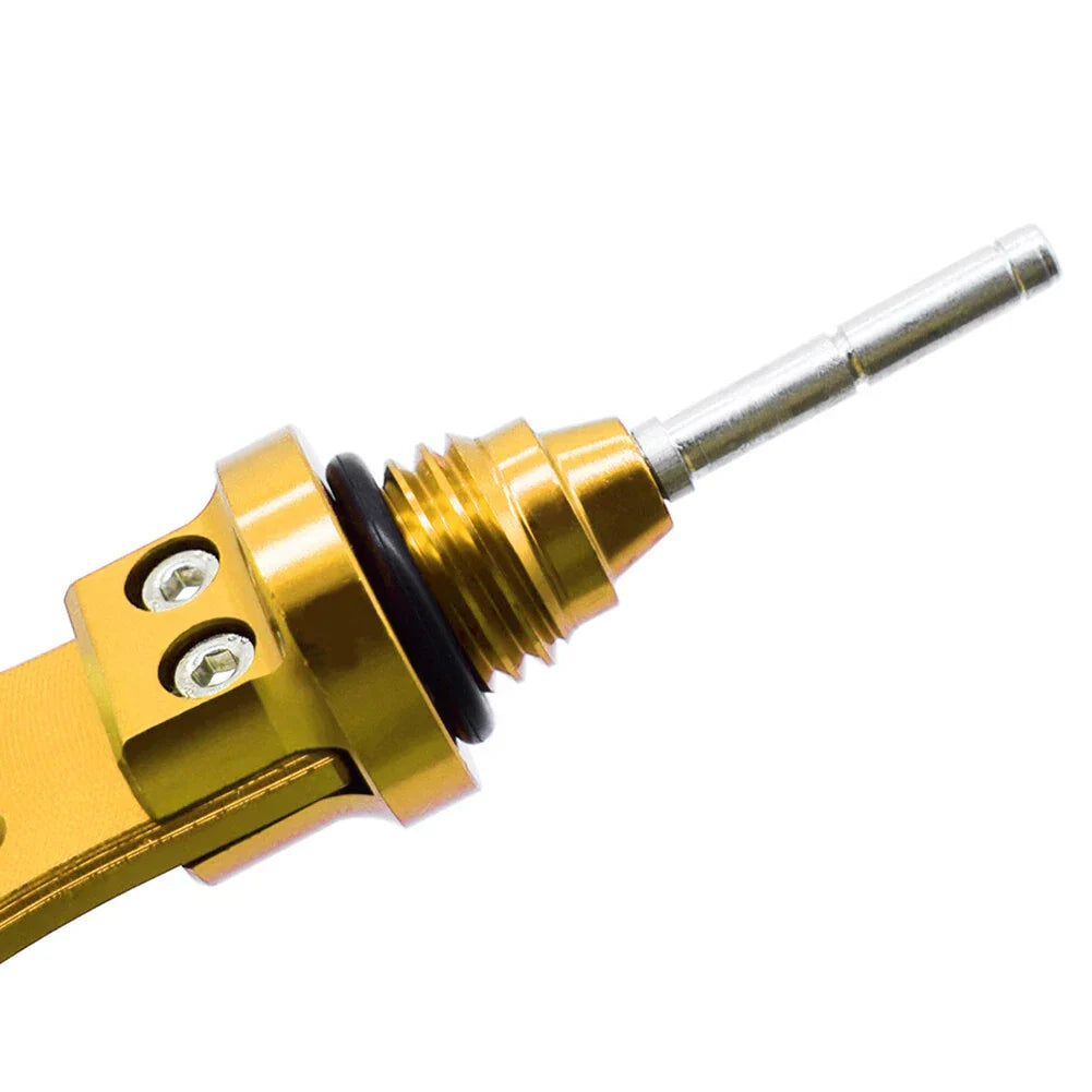 CNC Gold Motorcycle Engine Oil Dipstick Cap Plug for Crankcase Level Gauge