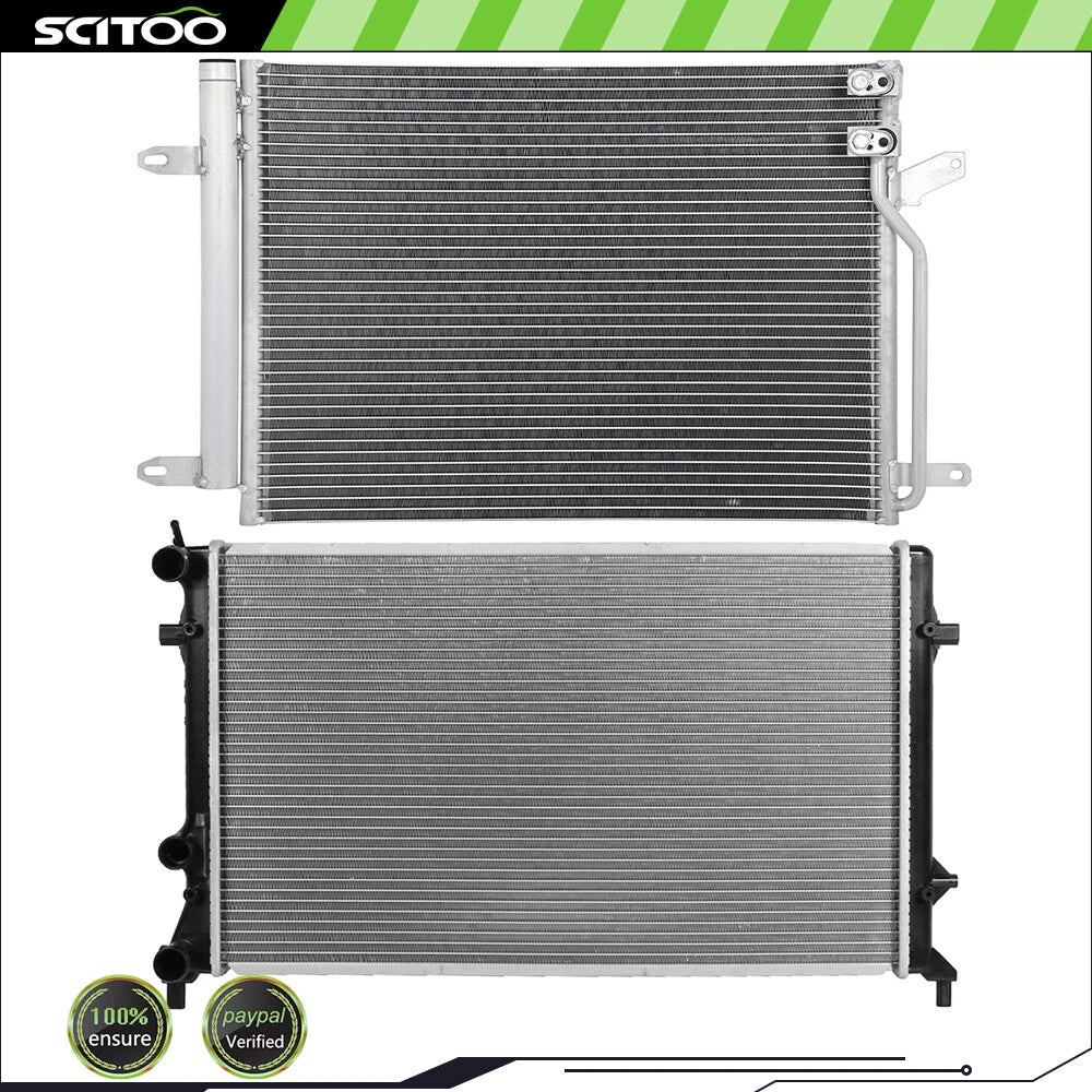 Radiator and A/C Condenser for Volkswagen Jetta, Beetle (2011–2015)