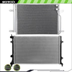 Radiator and A/C Condenser for Volkswagen Jetta, Beetle (2011–2015)