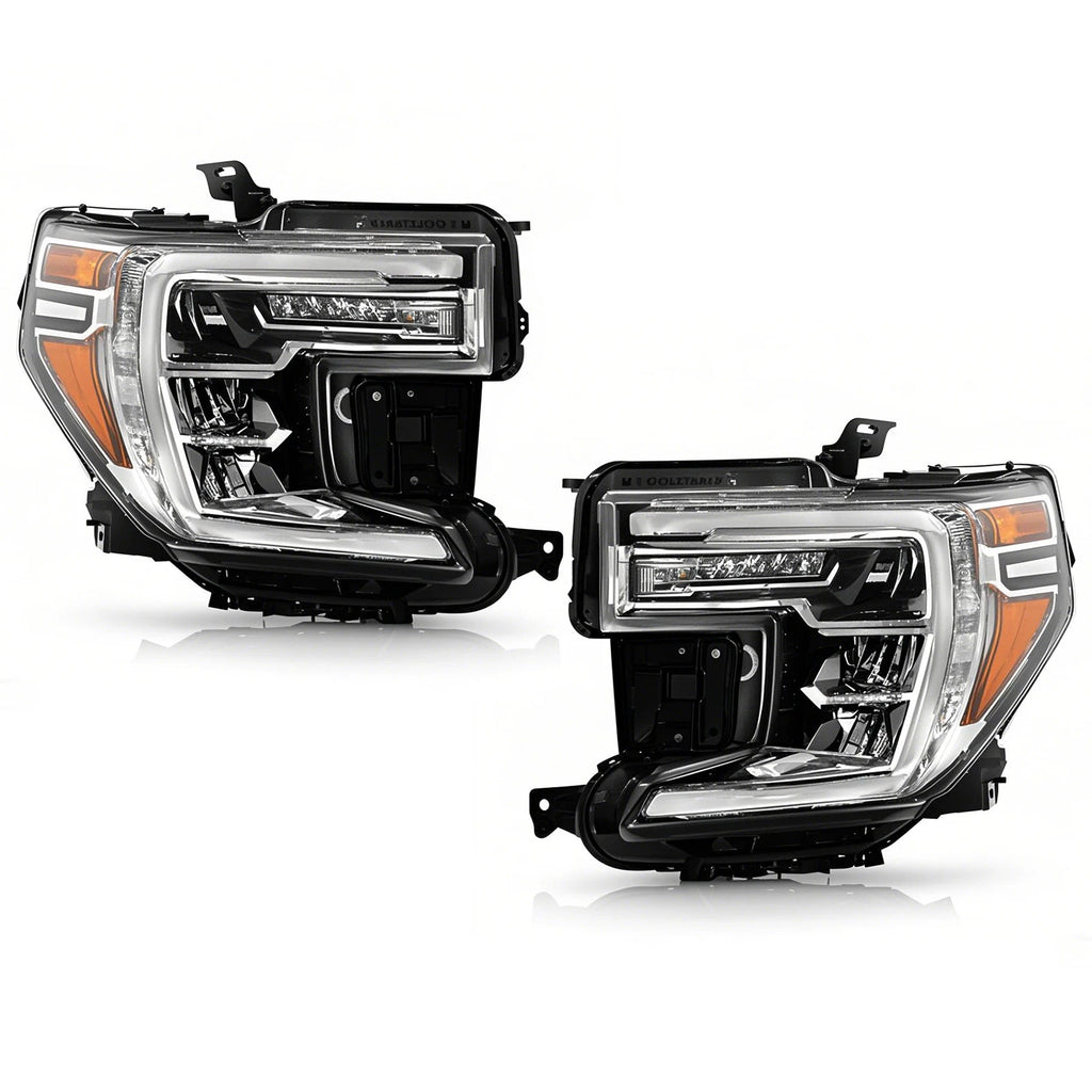 Full LED Headlight Set for GMC Sierra 1500 (2019–2022) L+R Pair