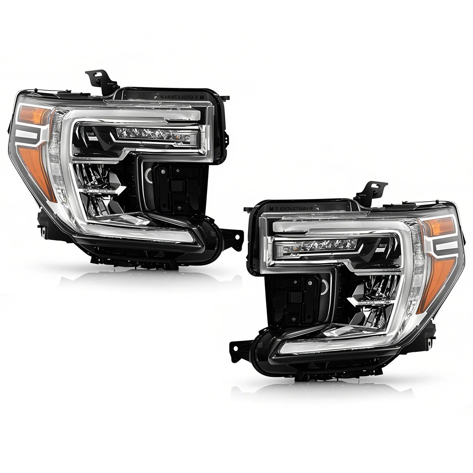 Full LED Headlight Set for GMC Sierra 1500 (2019–2022) L+R Pair