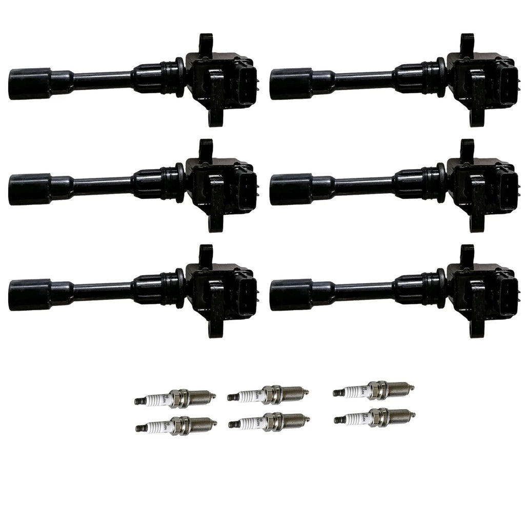 Set of 6 Ignition Coils & Iridium Spark Plugs for Mazda Millenia (1995–2002)