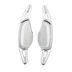 Silver Steering Wheel Paddle Shifter Extensions for BMW 5 7 Series X3 X4 X5 (2001-2023)