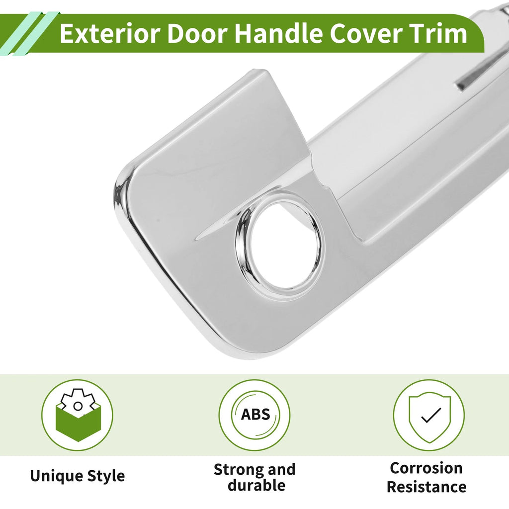 Exterior Door Handle Cover Trim for Dodge Ram 1500 2500 3500 (2009–2018)