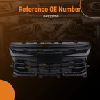 Front Upper Grille for Chevrolet Colorado (2021–2022) 84922758 Matte Black