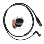 2X Rear Brake Pad Sensor for BMW X5  - Plastic Rubber Black Gray