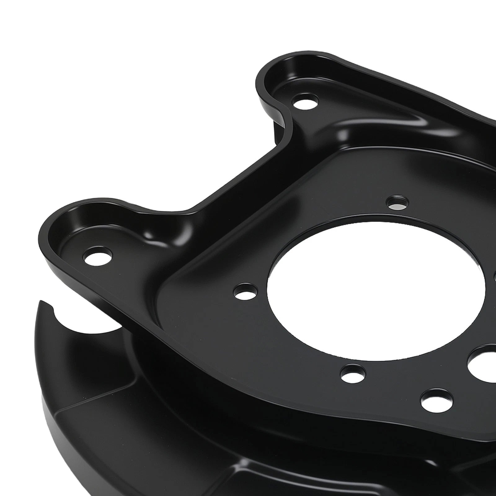 Brake Dust Shield Rear Left for Nissan Frontier (2005-2020) Black
