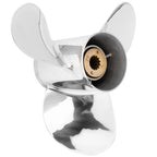 10 3/8 x 14 Stainless Steel Outboard Propeller for Mercury 25-70HP (13 Spline, RH)