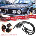 7pcs Spark Plug Wire Ignition Coil Cable No.12121705714 for BMW 325es (1986–1987)