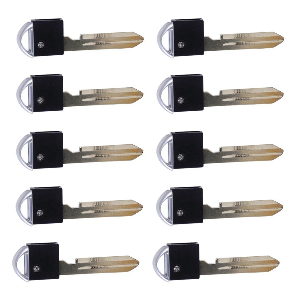 10x Key Blanks Key Blade Remote Control for Nissan Armada Infiniti FX35