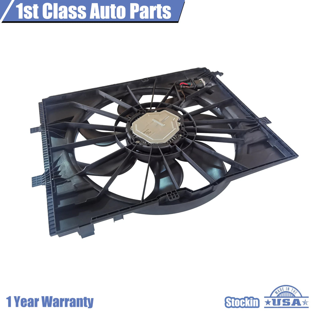 Radiator Cooling Fan Assembly for Mercedes-Benz CLS450 E300 E450 GLC300 (2019–2023)
