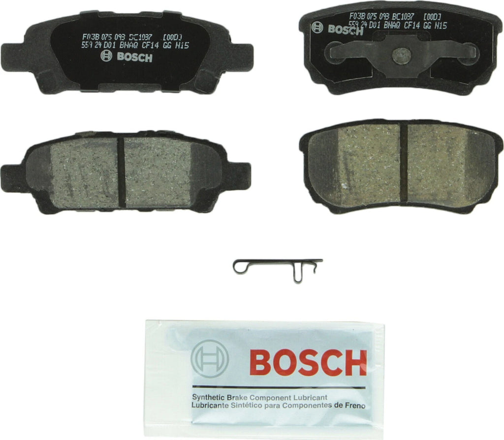Rear Brake Kit 262mm Rotors Bosch Ceramic Pad for Chrysler Dodge Jeep Mitsubishi