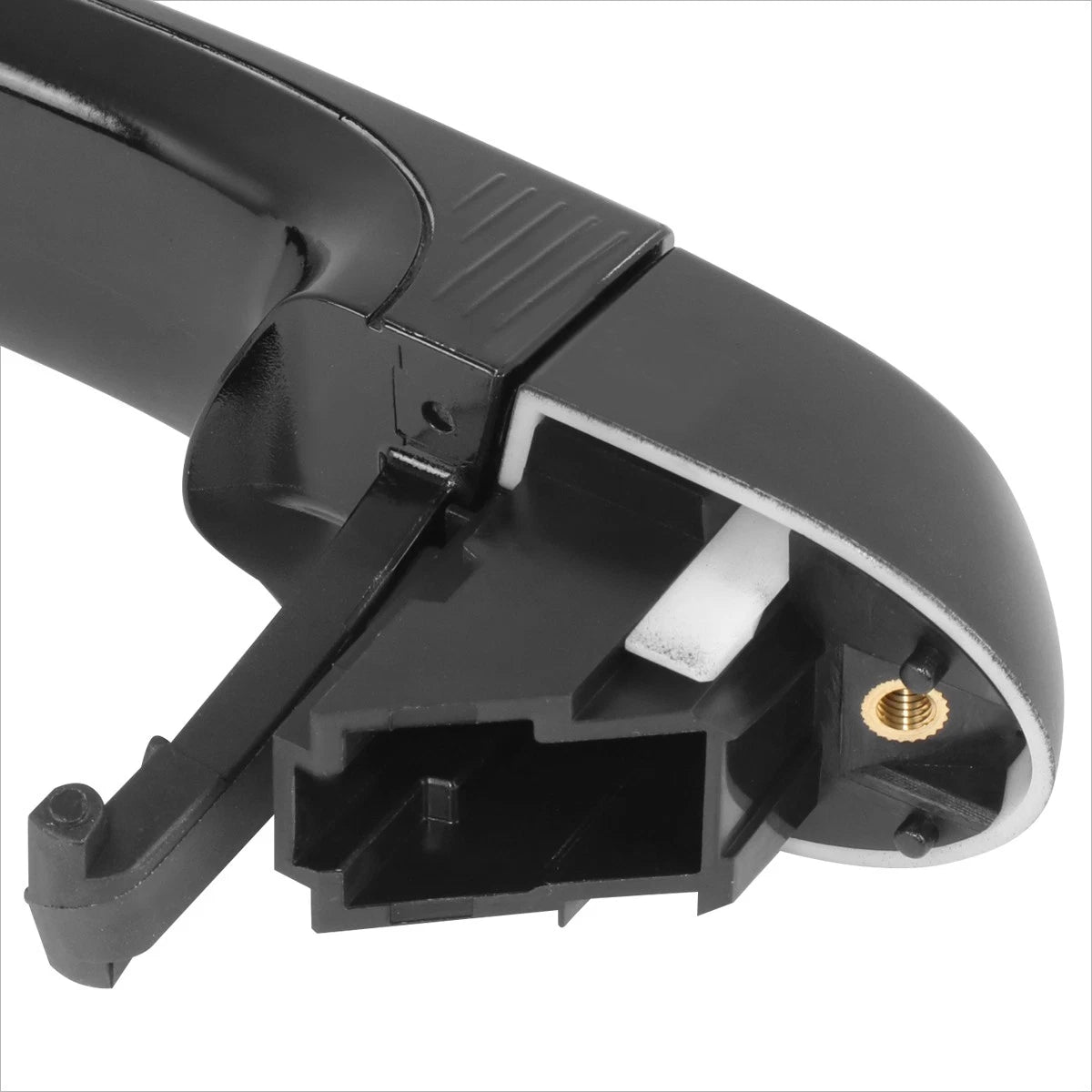 Set of 2 Black Housing Headlights for Ford Mustang (1999–2004)