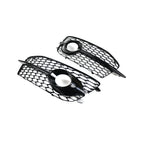Honeycomb Front Grille Fog Light Covers for Audi Q3 (2012-2014)