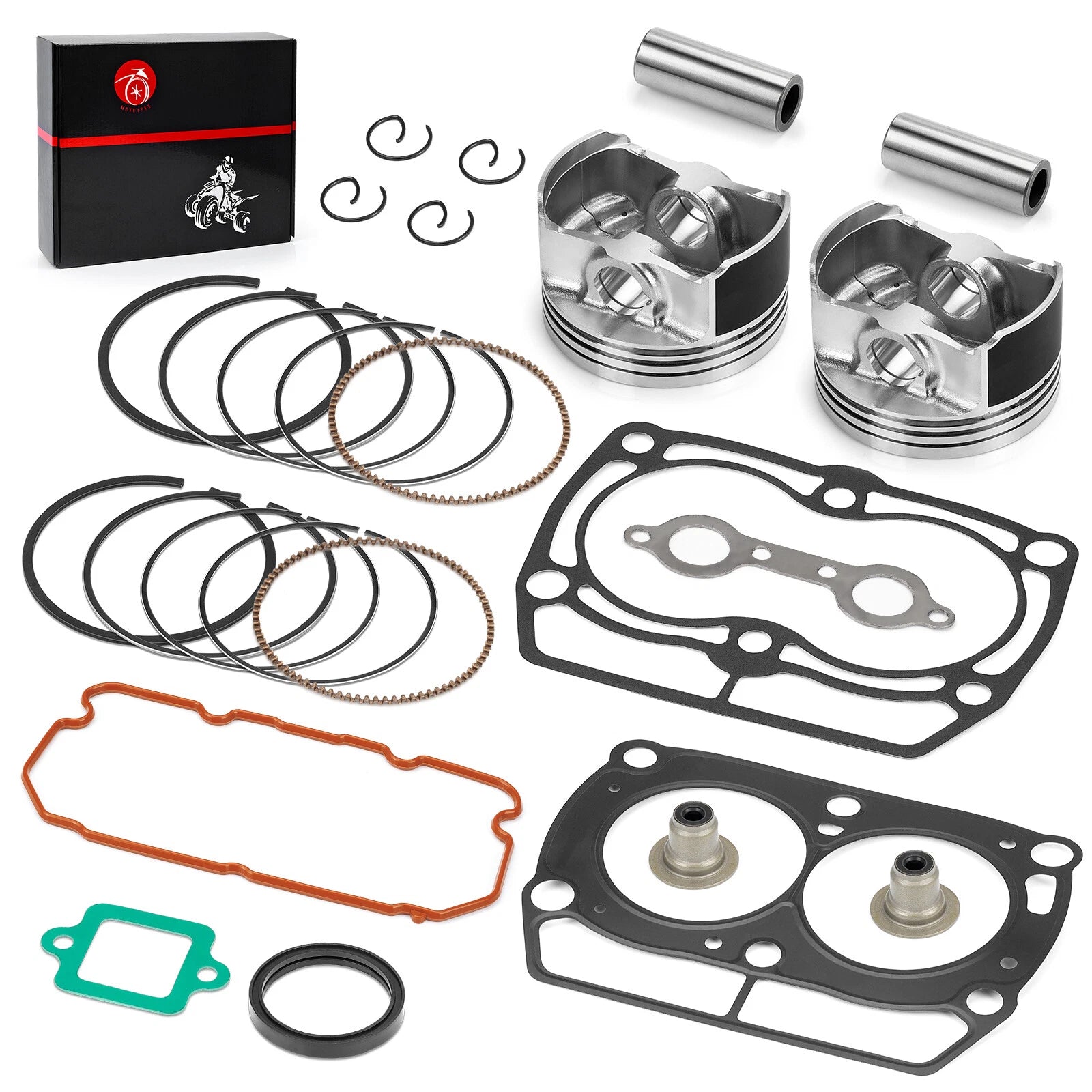 Cylinder Head Gasket & STD 80mm Piston Kit for Polaris RZR S 4 800 (2011–2014)