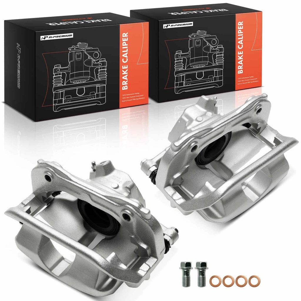 2X Brake Caliper with Bracket for Mercedes-Benz E300 (2017–2023)
