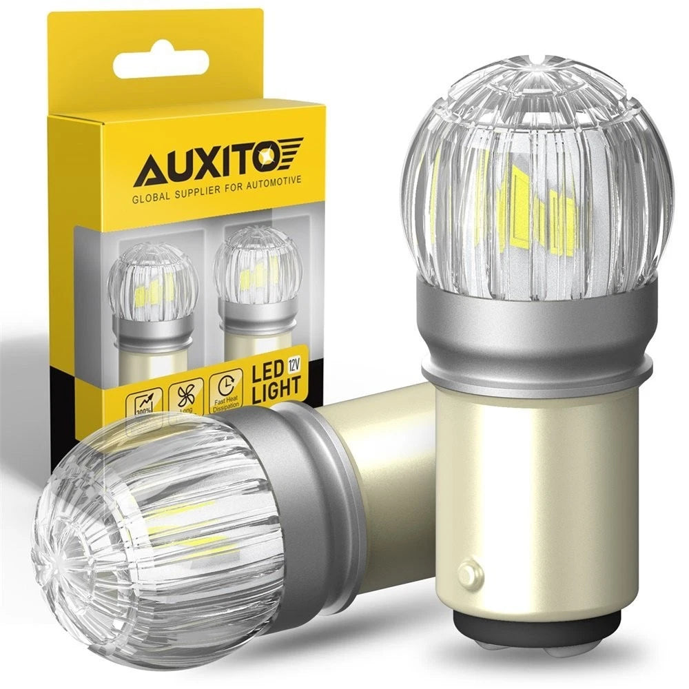 2X 1157 LED Tail Brake Stop Backup Reverse Turn Signal Light Bulbs for 2US6T C