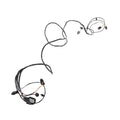 Front Bumper Wiring Harness for Land Rover Range Rover (2013-2017) Black