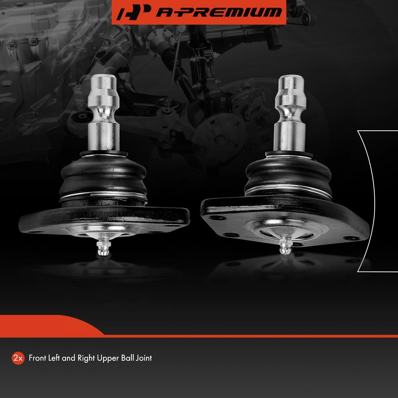 2X Front Upper Side Suspension Ball Joint for Ford Aerostar (1986-1997)