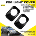 Pair Fog Light Trim Cover for Honda Pilot (2009–2011) LH RH Bezel