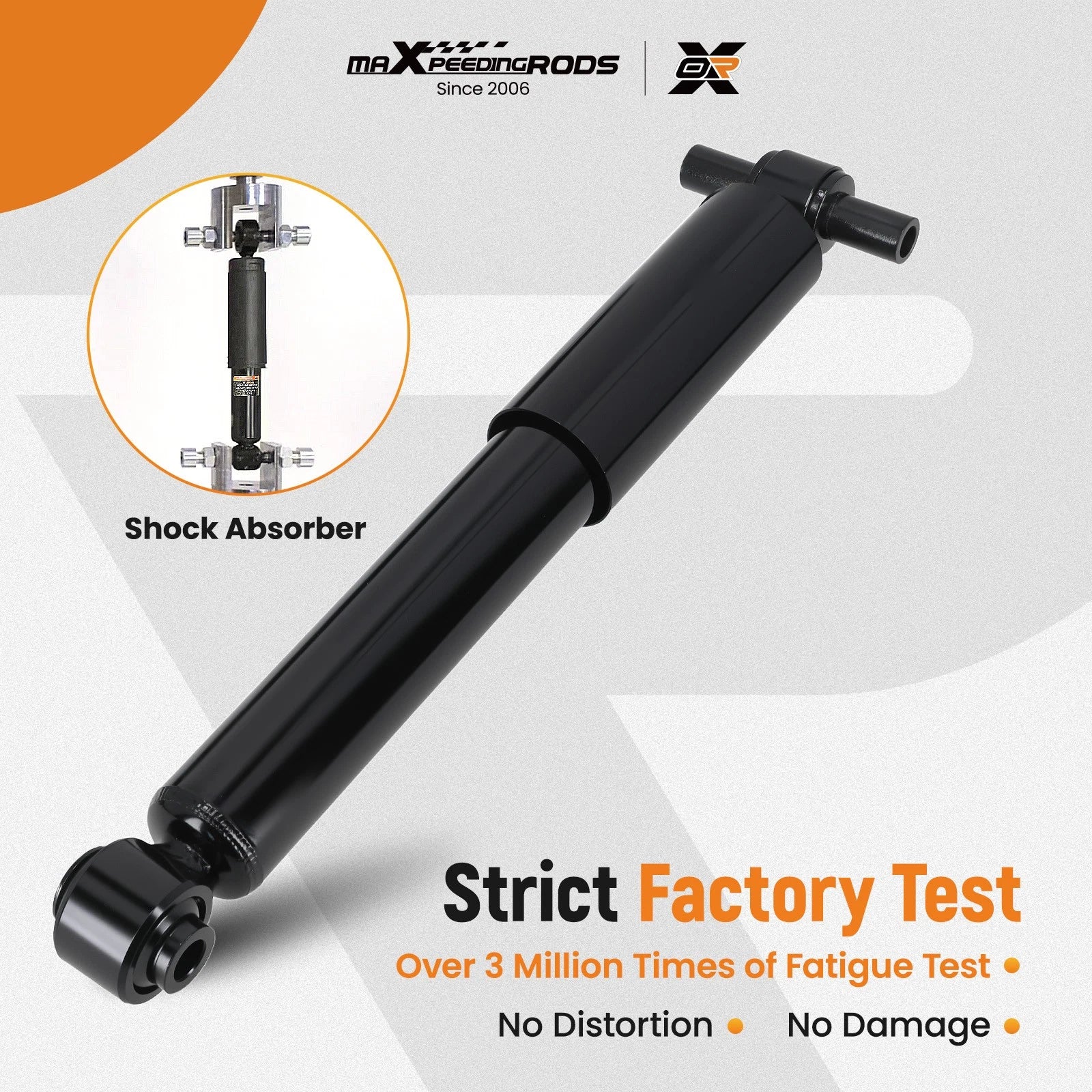 Set of 2 Rear Shock Struts for Chevy Traverse (2009-2017) GMC Acadia (2007-2016)