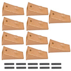 Set of 10 Dirt Bucket Teeth for X156 X156S