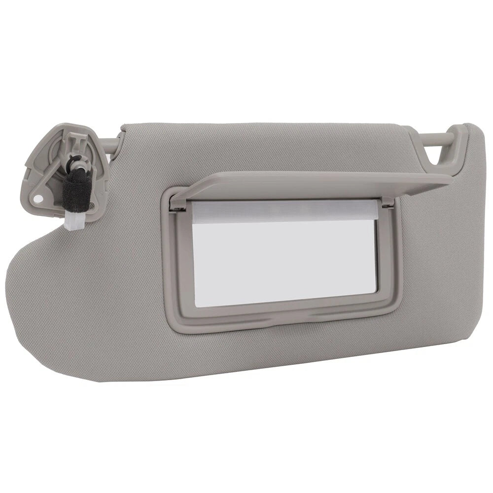 Left Driver Side Sun Visor for Nissan Altima (2013-2018) with Lamp Gray