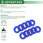 Set of 10 Oil Seal Ring 12x20x6mm for Rotary Shaft (High Pressure)