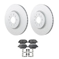 Set of 2 Bosch QuietCast Front Rotors & Akebono ProACT Pads for Envision (2016–2020)