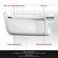Left Side Chrome Rear Bumper End Cap for Toyota Tundra (2014–2021)